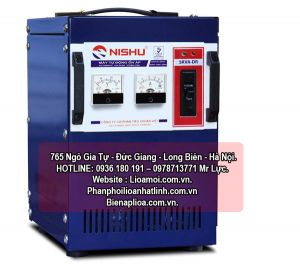 Ổn áp nishu 5kva dải 90v - 250v