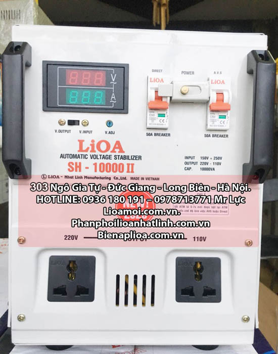 Ổn áp lioa SH-10kva II thế hệ mới